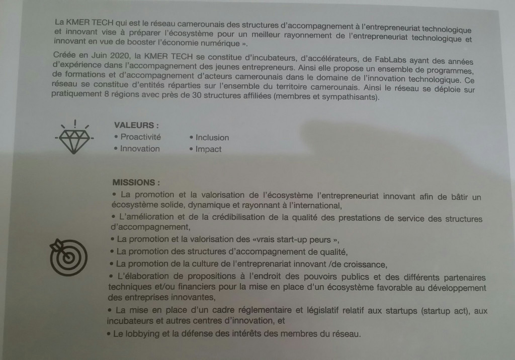 Présentation de la KMER TECH